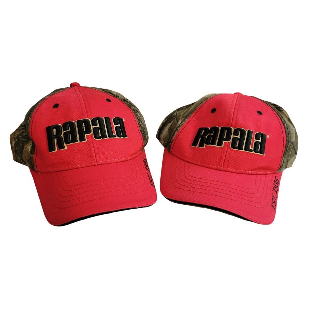 Rapala Red Cap "Holds the World Record for World Records" 100% Cotton One Size